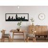 Panoramabild London (Bildabmessungen 20,5 x 62 cm, Bildfarbe Grau)