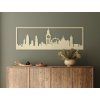 Panoramabild London (Bildabmessungen 20,5 x 62 cm, Bildfarbe Grau)