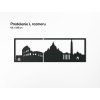 Panoramabild Rom (Bildabmessungen 20,5 x 62 cm, Bildfarbe Grau)