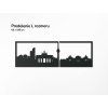 Panoramabild Berlin (Bildabmessungen 20,5 x 62 cm, Bildfarbe Grau)