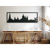 Panoramabild Amsterdam (Bildabmessungen 20,5 x 62 cm, Bildfarbe Grau)