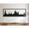 Panoramabild Amsterdam (Bildabmessungen 20,5 x 62 cm, Bildfarbe Grau)