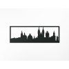 Panoramabild Prag (Bildabmessungen 20,5 x 62 cm, Bildfarbe Grau)