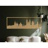 Panoramabild Prag (Bildabmessungen 20,5 x 62 cm, Bildfarbe Grau)