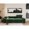 Panoramabild Frankfurt (Bildabmessungen 20,5 x 62 cm, Bildfarbe Grau)