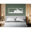 Panoramabild Frankfurt (Bildabmessungen 20,5 x 62 cm, Bildfarbe Grau)