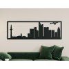 Panoramabild Frankfurt (Bildabmessungen 20,5 x 62 cm, Bildfarbe Grau)