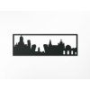 Panoramabild Madrid (Bildabmessungen 20,5 x 62 cm, Bildfarbe Grau)