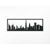 Panoramabild Dubai (Bildabmessungen 20,5 x 62 cm, Bildfarbe Grau)
