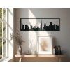 Panoramabild Dubai (Bildabmessungen 20,5 x 62 cm, Bildfarbe Grau)