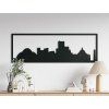 Panoramabild Delhi (Bildabmessungen 20,5 x 62 cm, Bildfarbe Grau)