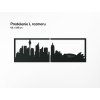 Panoramabild Sydney (Bildabmessungen 20,5 x 62 cm, Bildfarbe Grau)