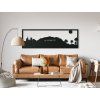 Panoramabild Los Angeles (Bildabmessungen 20,5 x 62 cm, Bildfarbe Grau)