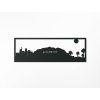 Panoramabild Los Angeles (Bildabmessungen 20,5 x 62 cm, Bildfarbe Grau)