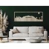 Panoramabild Los Angeles (Bildabmessungen 20,5 x 62 cm, Bildfarbe Grau)