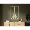 Bild Eiffelturm (Bildabmessungen 45,5 x 27,5 cm, Bildfarbe Grau)