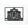 Bild Fontana di Trevi (Bildabmessungen 33,5 x 45,5 cm, Bildfarbe Grau)