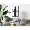 Bild Big Ben (Bildabmessungen 45,5 x 27,5 cm, Bildfarbe Grau)