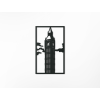 Bild Big Ben (Bildabmessungen 45,5 x 27,5 cm, Bildfarbe Grau)