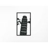Bild Schiefer Turm von Pisa (Bildabmessungen 45,5 x 27,5 cm, Bildfarbe Grau)