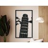 Bild Schiefer Turm von Pisa (Bildabmessungen 45,5 x 27,5 cm, Bildfarbe Grau)