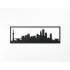 Panoramabild Shanghai (Bildabmessungen 20,5 x 62 cm, Bildfarbe Grau)