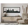 Panoramabild Tokio (Bildabmessungen 20,5 x 62 cm, Bildfarbe Grau)