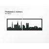 Panoramabild Tokio (Bildabmessungen 20,5 x 62 cm, Bildfarbe Grau)