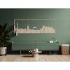 Panoramabild Kyoto (Bildabmessungen 20,5 x 62 cm, Bildfarbe Grau)