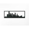Panoramabild Hongkong (Bildabmessungen 20,5 x 62 cm, Bildfarbe Grau)