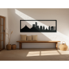 Panoramabild Mexiko (Bildabmessungen 20,5 x 62 cm, Bildfarbe Grau)