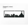 Panoramabild Rio de Janeiro (Bildabmessungen 20,5 x 62 cm, Bildfarbe Grau)