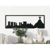 Panoramabild Rio de Janeiro (Bildabmessungen 20,5 x 62 cm, Bildfarbe Grau)