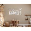 Holzsticker Spread kindness (Bildabmessungen 20,5 x 42,5 cm, Bildfarbe Grau)