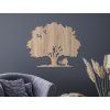 Wandbild BAUM MIT LIEBENDEN (Bildabmessungen 31,5 x 38,5 cm, Bildfarbe Grau)