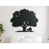 Wandbild BAUM MIT LIEBENDEN (Bildabmessungen 31,5 x 38,5 cm, Bildfarbe Grau)