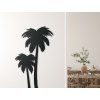 Wandsticker PALMEN (Bildabmessungen 31,5 x 19,5 cm, Bildfarbe Grau)