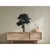Wandsticker MÄCHTIGER BAUM (Bildabmessungen 31,5 x 25,5 cm, Bildfarbe Grau)
