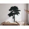 Wandsticker MÄCHTIGER BAUM (Bildabmessungen 31,5 x 25,5 cm, Bildfarbe Grau)