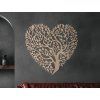 Lebensbaum aus Holz LIEBE (Bildabmessungen 20 x 19,5 cm, Bildfarbe Grau)