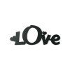Moderner Fotorahmen LOVE (Bildabmessungen 18 x 46,5 cm, Bildfarbe Grau)
