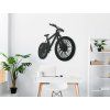 Bild FAHRRADDETAIL (Bildabmessungen 31,5 x 31,5 cm, Bildfarbe Grau)