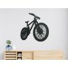 Bild FAHRRADDETAIL (Bildabmessungen 31,5 x 31,5 cm, Bildfarbe Grau)