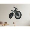 Bild FAHRRADDETAIL (Bildabmessungen 31,5 x 31,5 cm, Bildfarbe Grau)