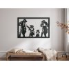 55461 3 wandbild motorradfamilie