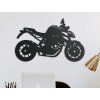 Wandsticker SPORTMOTORRAD (Bildabmessungen 25,5 x 40,5 cm, Bildfarbe Grau)