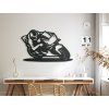 Bild MOTORRADFAHRT (Bildabmessungen 19,5 x 31,5 cm, Bildfarbe Grau)