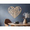 Wandsticker LEBENSBAUM LIEBE (Bildabmessungen 20 x 18,5 cm, Bildfarbe Grau)
