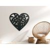 Wandsticker LEBENSBAUM LIEBE (Bildabmessungen 20 x 18,5 cm, Bildfarbe Grau)