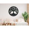 Wandbild LEBENSBAUM RUHE (Bildabmessungen 20 x 20 cm, Bildfarbe Grau)